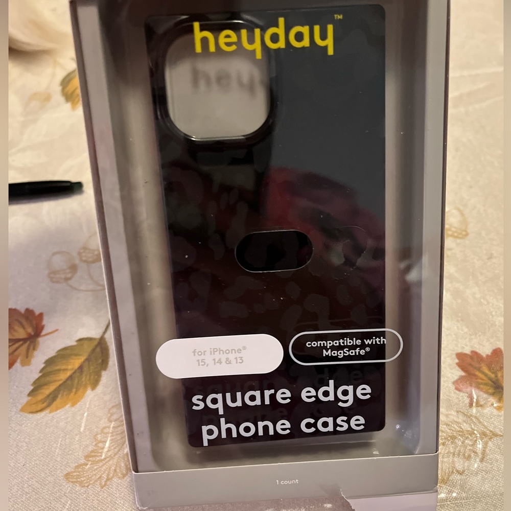New Heyday Black iPhone 15 case